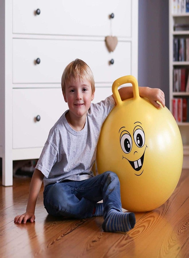RIGJAK Jumping Hopping Hop Ball for Kids with Air Pump Included for Kids Bouncy Ball with Handles Playing Ball for Boys Girls Toys (Multicolor) - Image 3